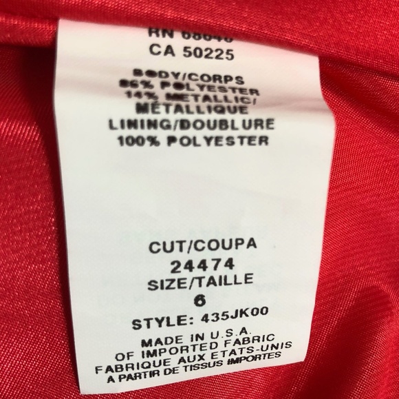 ABS Flares Strapless Mesh Mini Dress Sz 6 NWOT - Picture 6 of 7